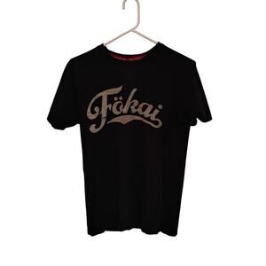 Fokai Guam T-shirt Black Tee Short Sleeve Size Medium